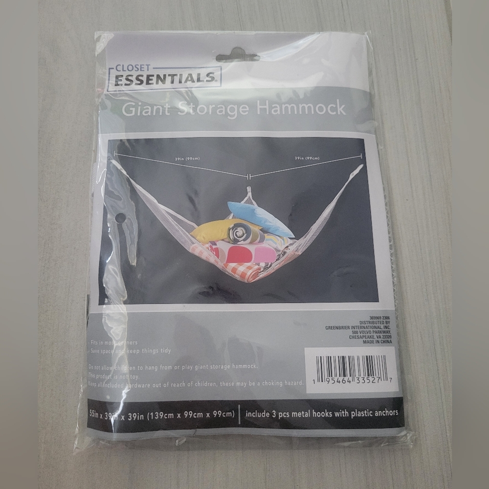 Net Hammock NWT Toy Hammock Linnen Hammock Storage Hammock